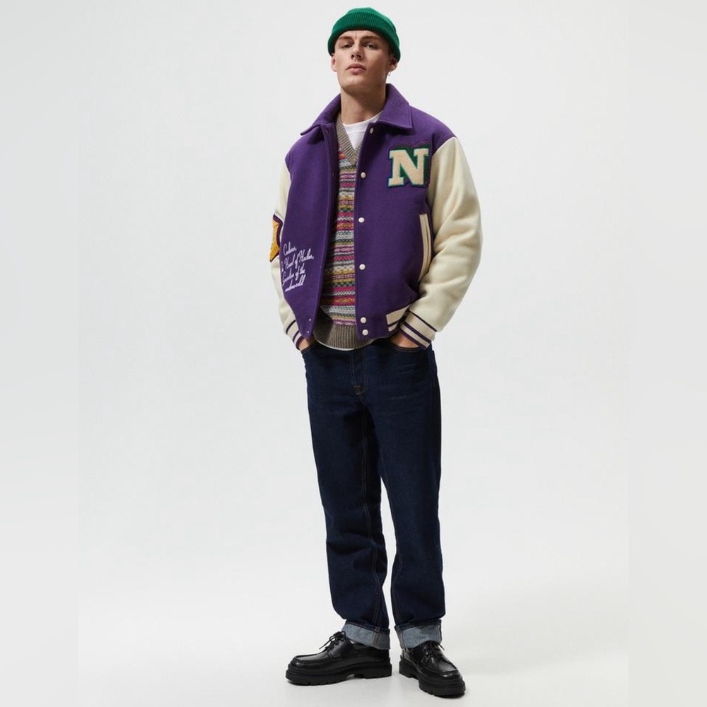 Zara Varsity Jacket - Picture 6 of 7